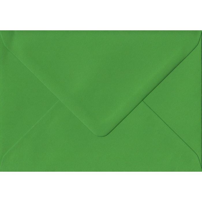 Small Card Fern Green Coloured Envelopes | Gummed Green Envelope